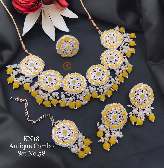 Kn 18 Antique Kundan Set Combo Catalog
